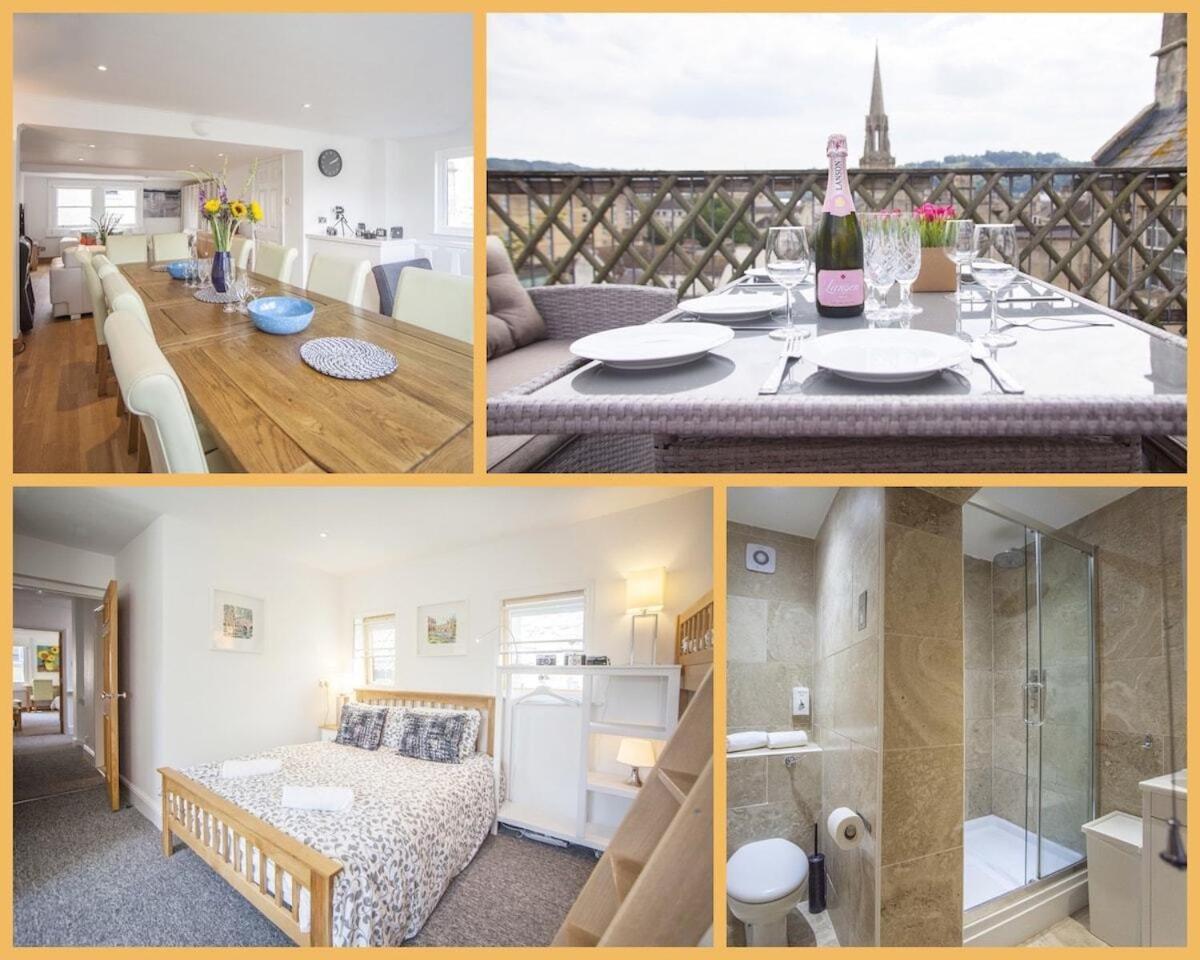 The Roof Terrace Maisonette - City Centre Bath Extérieur photo